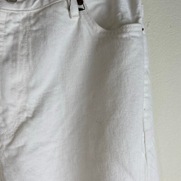 NWT Zara White Baggy Wide Leg Jeans Size 32 - Picture 6 of 12